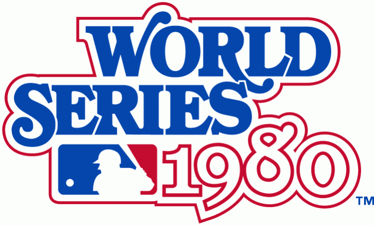 MLB World Series 1980 Primary Logo iron on transfers for clothing